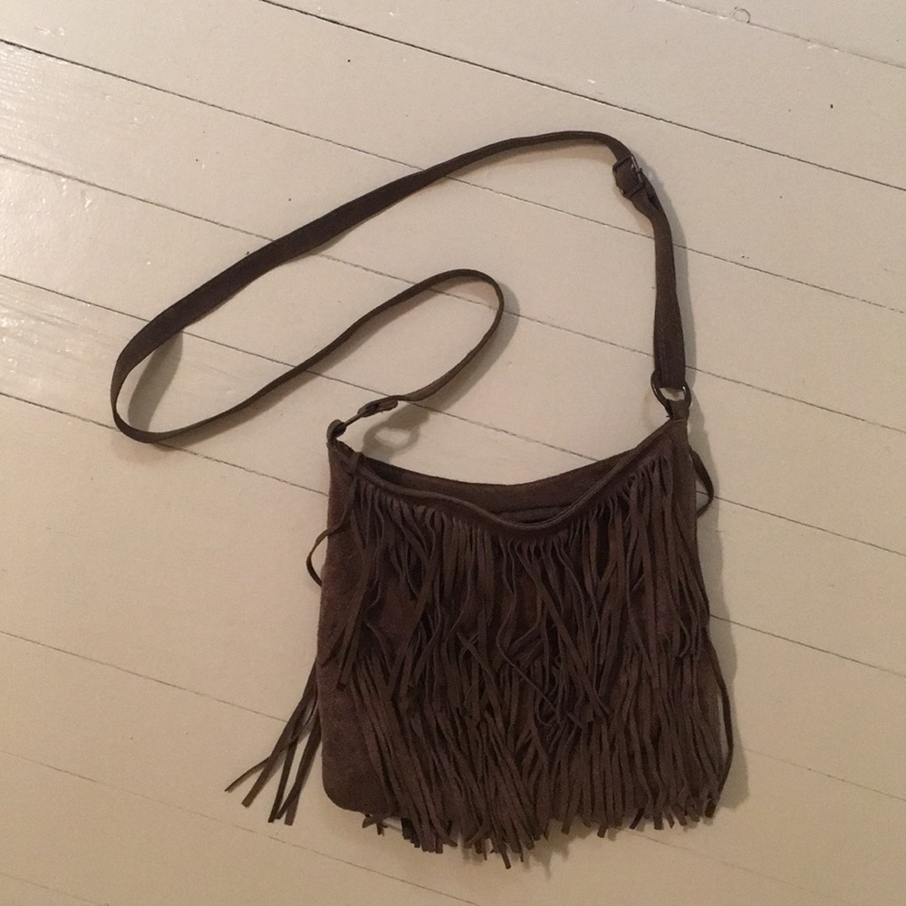 FUN Brandy Melville fringe crossbody purse